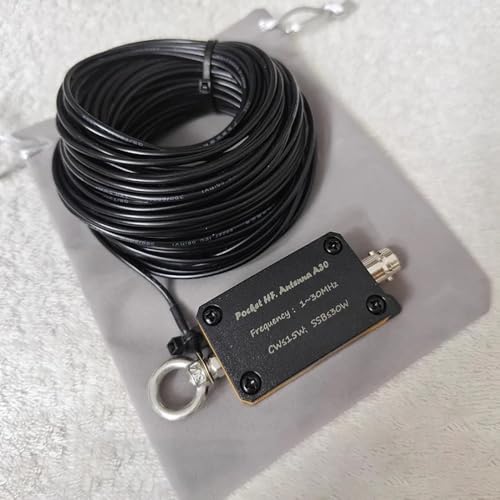 LeTkingok Taschen-HF. Antenne, A30 Kurzwellenantenne 1-30MHz Frequenzband mit Stoffaufbewahrungstasche Breitbandige Endgespeiste Halbwellenantenne LeTkingok Taschen-HF. Antenne, A30 Kurzwellenantenne 1-30MHz Frequenzband mit Stoffaufbewahrungstasche Breitbandige Endgespeiste Halbwellenantenne von LeTkingok