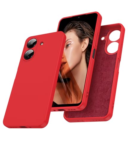LeYi HandyHülle für Xiaomi Redmi 13 C 4G Hülle, Ultra Dünn Slim Weiches Silikon TPU Kameraschutz Stoßfest Redmi 13C 4G Schutzhülle Kratzfest Mikrofaserfutter Case Cover Rot LeYi HandyHülle für Xiaomi Redmi 13 C 4G Hülle, Ultra Dünn Slim Weiches Silikon TPU Kameraschutz Stoßfest Redmi 13C 4G Schutzhülle Kratzfest Mikrofaserfutter Case Cover Rot von LeYi