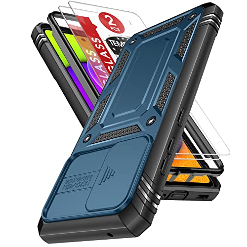 LeYi Militärschutz Hülle für Samsung Galaxy A52S 5G/A52 4G/5G Kameraschutz Handyhülle mit 2 Stück Schutzfolie, Stoßfest Kratzfeste Schutzhülle Hybrid Handy Hüllen Rugged Armor Case - Blau LeYi Militärschutz Hülle für Samsung Galaxy A52S 5G/A52 4G/5G Kameraschutz Handyhülle mit 2 Stück Schutzfolie, Stoßfest Kratzfeste Schutzhülle Hybrid Handy Hüllen Rugged Armor Case - Blau von LeYi