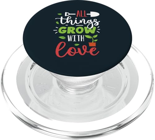 Alles wächst mit Liebe: Gärtnern, Pflanzenliebhaber, Gärtner PopSockets PopGrip für MagSafe Alles wächst mit Liebe: Gärtnern, Pflanzenliebhaber, Gärtner PopSockets PopGrip für MagSafe von Leaf & Love Apparel.USA