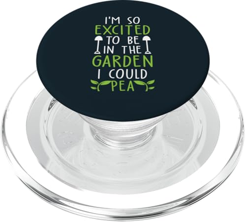 Aufgeregt, im Garten zu sein, Gartenliebhaber, Gärtner PopSockets PopGrip für MagSafe von Leaf & Love Apparel.USA
