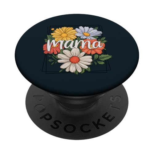 Boho Gänseblümchen Floral Mama Wildblumen Botanische Mutter Mütter PopSockets Klebender PopGrip Boho Gänseblümchen Floral Mama Wildblumen Botanische Mutter Mütter PopSockets Klebender PopGrip von Leaf & Love Apparel.USA