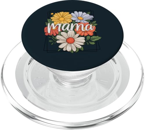 Boho Gänseblümchen Floral Mama Wildblumen Botanische Mutter Mütter PopSockets PopGrip für MagSafe Boho Gänseblümchen Floral Mama Wildblumen Botanische Mutter Mütter PopSockets PopGrip für MagSafe von Leaf & Love Apparel.USA