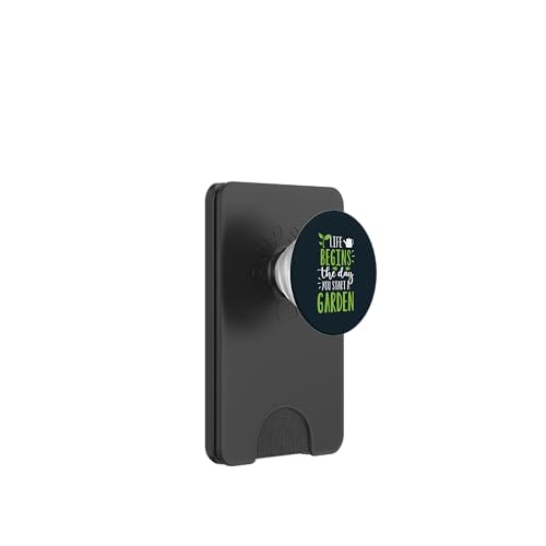 Das Leben beginnt der Tag Beginnt Ein Gartenpflanzengärtner PopSockets PopWallet für MagSafe Das Leben beginnt der Tag Beginnt Ein Gartenpflanzengärtner PopSockets PopWallet für MagSafe von Leaf & Love Apparel.USA