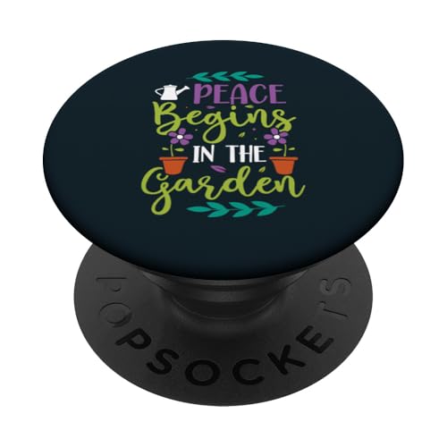 Ein wunderschöner Garten ist ein Herzenswerk für Pflanzenliebhaber PopSockets Klebender PopGrip von Leaf & Love Apparel.USA