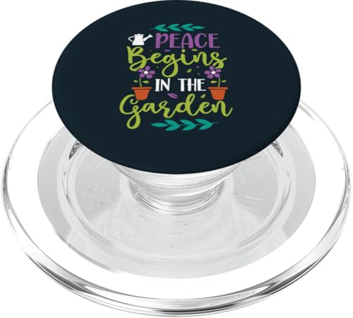 Ein wunderschöner Garten ist ein Herzenswerk für Pflanzenliebhaber PopSockets PopGrip für MagSafe von Leaf & Love Apparel.USA