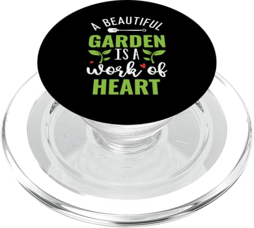 Ein wunderschöner Garten ist ein Herzenswerk für Pflanzenliebhaber PopSockets PopGrip für MagSafe von Leaf & Love Apparel.USA