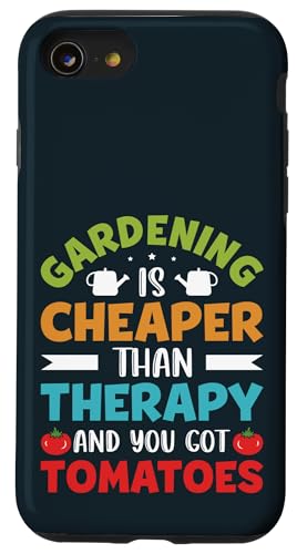 Gardening My Way Of Therapy Pflanzenliebhaber Gärtner Selbstpflege Hülle für iPhone SE (2020) / 7 / 8 von Leaf & Love Apparel.USA
