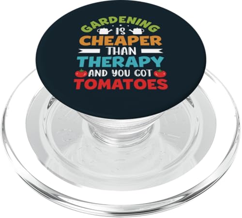 Gardening My Way Of Therapy Pflanzenliebhaber Gärtner Selbstpflege PopSockets PopGrip für MagSafe von Leaf & Love Apparel.USA
