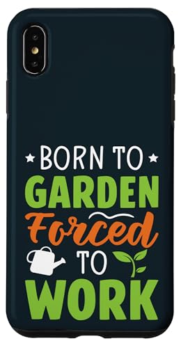 Geboren in den Garten gezwungen, im Garten zu arbeiten, Pflanzenliebhaber, Gärtner Hülle für iPhone XS Max Geboren in den Garten gezwungen, im Garten zu arbeiten, Pflanzenliebhaber, Gärtner Hülle für iPhone XS Max von Leaf & Love Apparel.USA
