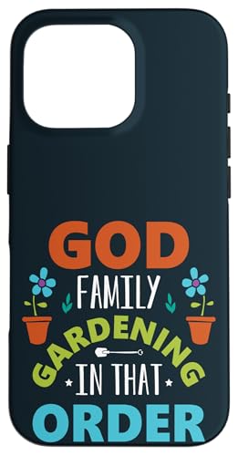 Gott, Familie, Gartenarbeit, Gartenliebhaber, Gärtner, christlicher Glaube Hülle für iPhone 16 Pro Gott, Familie, Gartenarbeit, Gartenliebhaber, Gärtner, christlicher Glaube Hülle für iPhone 16 Pro von Leaf & Love Apparel.USA