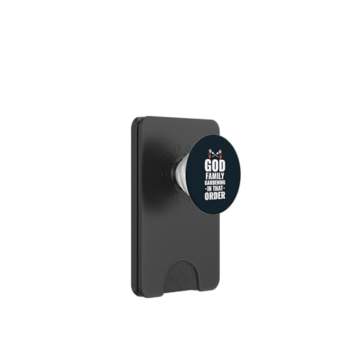 Gott, Familie, Gartenarbeit, Gartenliebhaber, Gärtner, christlicher Glaube PopSockets PopWallet für MagSafe von Leaf & Love Apparel.USA
