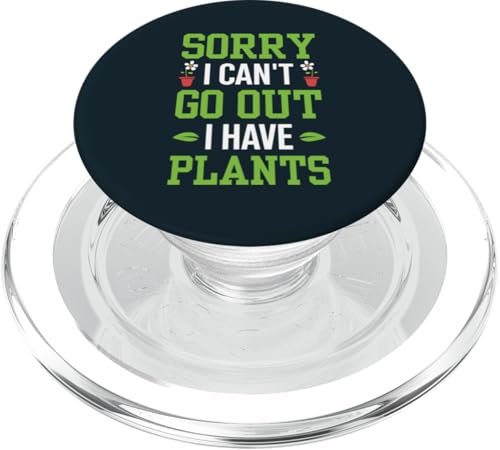 Ich kann nicht ausgehen Ich habe Pflanzen im Garten Gartenliebhaber Gärtner PopSockets PopGrip für MagSafe Ich kann nicht ausgehen Ich habe Pflanzen im Garten Gartenliebhaber Gärtner PopSockets PopGrip für MagSafe von Leaf & Love Apparel.USA