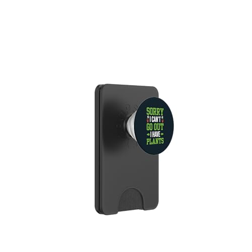 Ich kann nicht ausgehen Ich habe Pflanzen im Garten Gartenliebhaber Gärtner PopSockets PopWallet für MagSafe von Leaf & Love Apparel.USA