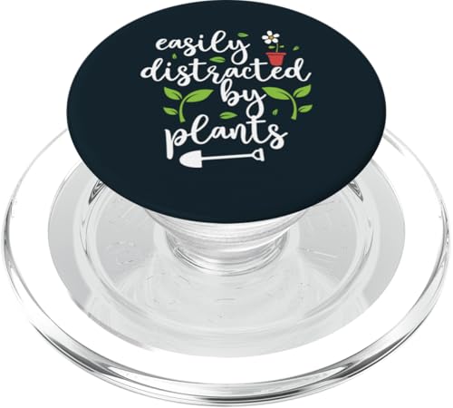 Leicht abgelenkt von Pflanzen, Gartenliebhaber, Gärtner PopSockets PopGrip für MagSafe von Leaf & Love Apparel.USA