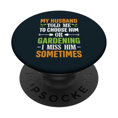 Lustige Gartenpflanzen, Gartenliebhaber, Ehemann, Ehefrau, Gärtner PopSockets Klebender PopGrip von Leaf & Love Apparel.USA
