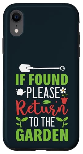 Lustige Lost In The Garden Gardening Plants Lover Gardener Hülle für iPhone XR von Leaf & Love Apparel.USA