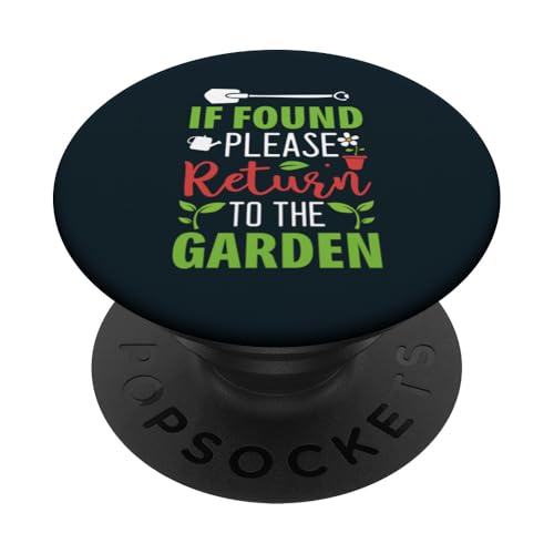 Lustige Lost In The Garden Gardening Plants Lover Gardener PopSockets Klebender PopGrip von Leaf & Love Apparel.USA