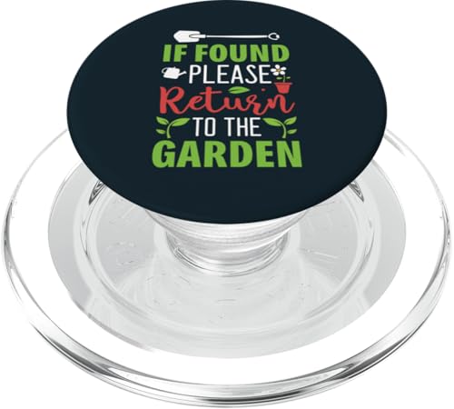 Lustige Lost In The Garden Gardening Plants Lover Gardener PopSockets PopGrip für MagSafe von Leaf & Love Apparel.USA