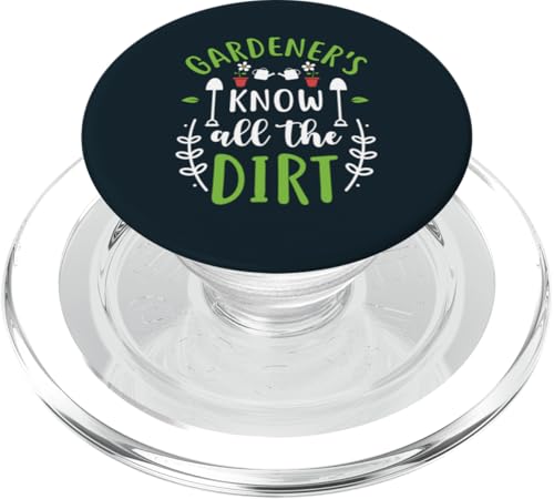 Lustiger Gärtner, der alle Liebhaber von Dirt Gardening Pflanzen kennt PopSockets PopGrip für MagSafe von Leaf & Love Apparel.USA