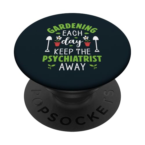 Lustiger Gärtnertherapie-Pflanzenliebhaber, Gärtner PopSockets Klebender PopGrip von Leaf & Love Apparel.USA