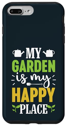 My Garden Is My Happy Place Gartenpflanzenliebhaber Gärtner Hülle für iPhone 7 Plus/8 Plus von Leaf & Love Apparel.USA