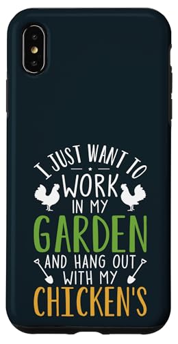 Niedlicher Hühnerliebhaber, Gartenpflanzengärtner, Hinterhof-Bauern Hülle für iPhone XS Max Niedlicher Hühnerliebhaber, Gartenpflanzengärtner, Hinterhof-Bauern Hülle für iPhone XS Max von Leaf & Love Apparel.USA