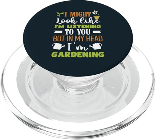 Süß in meinem Kopf, ich bin im Garten, Pflanzen, Gartenliebhaber, Gärtner PopSockets PopGrip für MagSafe von Leaf & Love Apparel.USA
