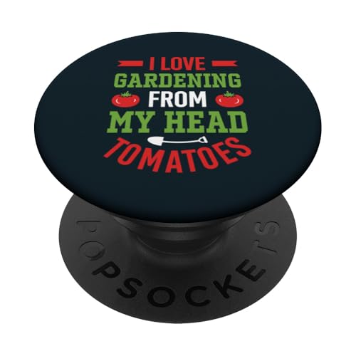 Süße, ich liebe Gartenpflanzen, Gartenliebhaber, achtsamer Gärtner PopSockets Klebender PopGrip von Leaf & Love Apparel.USA