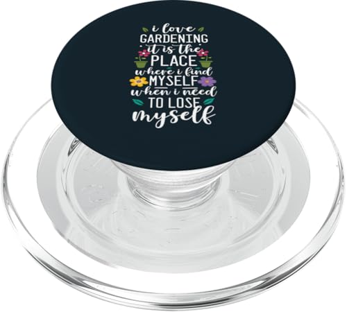 Süße, ich liebe Gartenpflanzen, Gartenliebhaber, achtsamer Gärtner PopSockets PopGrip für MagSafe von Leaf & Love Apparel.USA