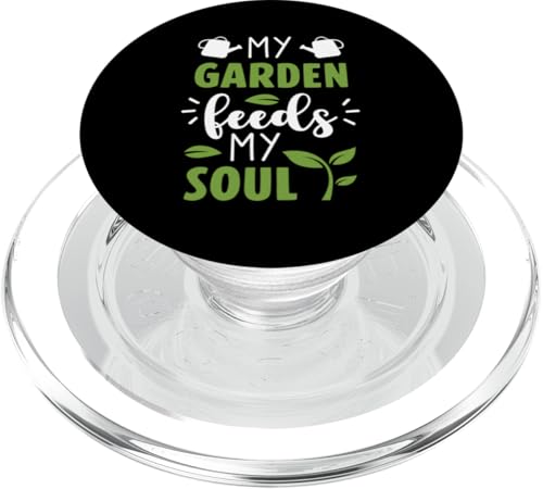 Süßer Gärtner, der „My Garden Feeds My Soul“, Gartenliebhaber PopSockets PopGrip für MagSafe Süßer Gärtner, der „My Garden Feeds My Soul“, Gartenliebhaber PopSockets PopGrip für MagSafe von Leaf & Love Apparel.USA