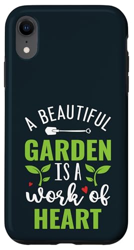 Süßer Garten ist ein Herzenswerk, Gartenliebhaber, Gärtner Hülle für iPhone XR von Leaf & Love Apparel.USA