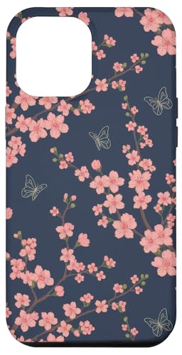 Blume Blumen Flora Floreal Muster Pfirsich Girly Hülle für iPhone 12 Pro Max von Leaf