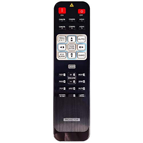 Leankle Fernbedienung 5J.JA606.001 für BenQ Projektoren LH890UST, LW890USTD, LX890USTD, MH760, MW724, MW769, MX723, MX768, SH940, SH960, SH963, SU917, SU922, SU931, SU964, SW916, SW921, SX914, SX920 Leankle Fernbedienung 5J.JA606.001 für BenQ Projektoren LH890UST, LW890USTD, LX890USTD, MH760, MW724, MW769, MX723, MX768, SH940, SH960, SH963, SU917, SU922, SU931, SU964, SW916, SW921, SX914, SX920 von Leankle