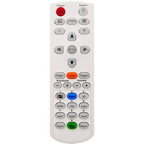 Leankle Fernbedienung BR-5011L für Optoma Beamer EH460ST, EH465, EH470, W460, W461, WU465, WU470, X460 Leankle Fernbedienung BR-5011L für Optoma Beamer EH460ST, EH465, EH470, W460, W461, WU465, WU470, X460 von Leankle
