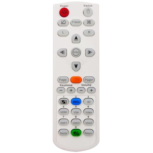 Leankle Fernbedienung BR-5080C für Optoma Projektoren 4K550, EH415e, EH415ST, W319UST, W320UST, W330UST, W331, W341, W345, W355, W412, W416, W512, WU334, WU336, WU416, X345, X355, X412, X416, ZH403 Leankle Fernbedienung BR-5080C für Optoma Projektoren 4K550, EH415e, EH415ST, W319UST, W320UST, W330UST, W331, W341, W345, W355, W412, W416, W512, WU334, WU336, WU416, X345, X355, X412, X416, ZH403 von Leankle