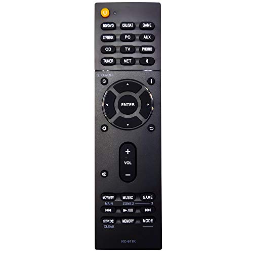Leankle Fernbedienung RC-911R für Onkyo AV-Receiver TX-NR555, TX-NR575, TX-NR585, TX-NR656, TX-NR686, TX-NR676, TX-NR757, TX-NR777, TX-NR787, TX-RZ610, TX-RZ710, TX-RZ720, TX-RZ810, TX-RZ820 Leankle Fernbedienung RC-911R für Onkyo AV-Receiver TX-NR555, TX-NR575, TX-NR585, TX-NR656, TX-NR686, TX-NR676, TX-NR757, TX-NR777, TX-NR787, TX-RZ610, TX-RZ710, TX-RZ720, TX-RZ810, TX-RZ820 von Leankle