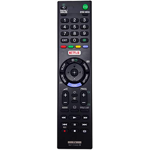 Leankle Fernbedienung RMT-TX102D für Sony Fernseher KDL-48R553C/ 48R555C/ 48WD650/ 48WD653/ 48WD655/ 49WD750/ 49WD751/ 49WD752/ 49WD753/ 49WD754/ 49WD755/ 49WD756/ 49WD757/ 49WD758/ 49WD759/ 55WD655 von Leankle