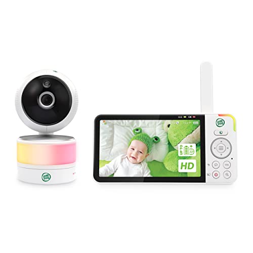 LeapFrog LF915HD Baby Monitor with Camera and Audio, 5 Inch Baby Camera, 720P HD IPS Display Baby Monitor, VOX Mode, Night Vision, Night Light, Temperature/Humidity Sensor, Wide Angle Lens LeapFrog LF915HD Baby Monitor with Camera and Audio, 5 Inch Baby Camera, 720P HD IPS Display Baby Monitor, VOX Mode, Night Vision, Night Light, Temperature/Humidity Sensor, Wide Angle Lens von LeapFrog