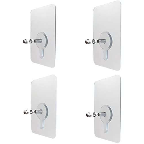 VESA-Montagehalterungsadapter, kein VESA-Adapter-Set für LED-LCD-Bildschirme ohne VESA-Löcher, stanzfreier Schraubhaken zur Wandmontage, maximale Tragfähigkeit 10 kg VESA-Montagehalterungsadapter, kein VESA-Adapter-Set für LED-LCD-Bildschirme ohne VESA-Löcher, stanzfreier Schraubhaken zur Wandmontage, maximale Tragfähigkeit 10 kg von LeapMars