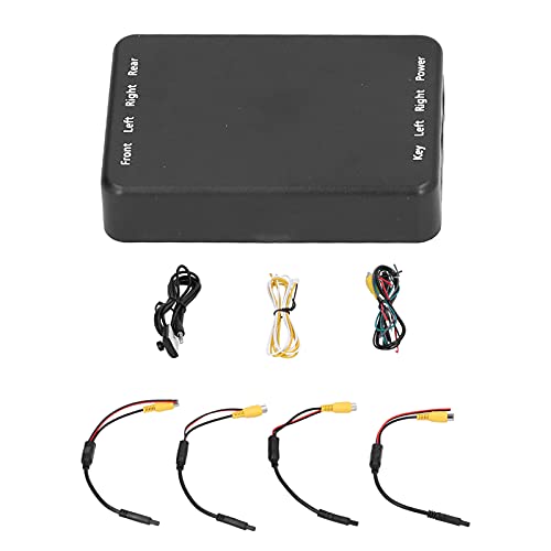 360 -Grad -Autokameramamera -Schalter Autokamera Switcher Panoramic Rückspendersystem mit 4 -Wege -Video -Eingangskontrollkasten für Parksicherheit Blind Spot Assistance 360 -Grad -Autokameramamera -Schalter Autokamera Switcher Panoramic Rückspendersystem mit 4 -Wege -Video -Eingangskontrollkasten für Parksicherheit Blind Spot Assistance von Leapiture