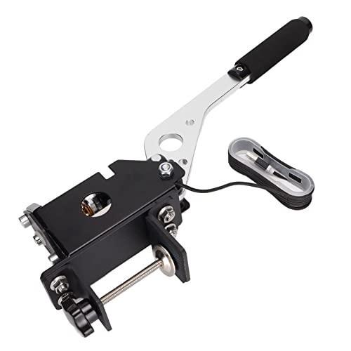 Leapiture PC USB Handbremse Universal USB SIM Computer Rennspiel Handbremse mit Clip für G25 G27 G29 T500 Rennspiel Mild Steel Linear Gaming Handbremse von Leapiture
