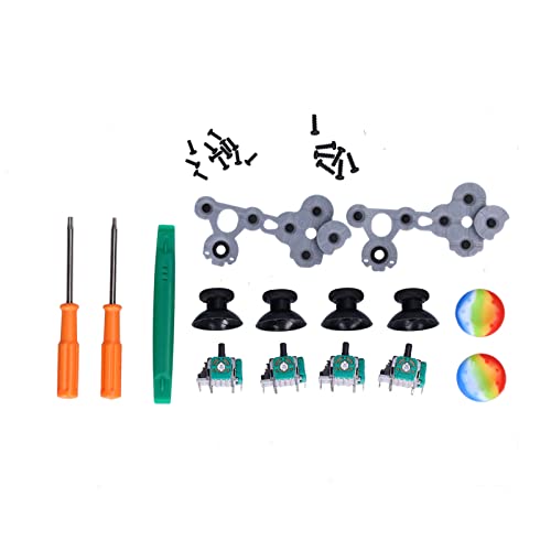 Leapiture QM21070941 Joystick Replacement Kit Silicone 3D Analog Gamepad Thumbstick Repair Kit Game Joystick Repair Kit for X box1 Leapiture QM21070941 Joystick Replacement Kit Silicone 3D Analog Gamepad Thumbstick Repair Kit Game Joystick Repair Kit for X box1 von Leapiture
