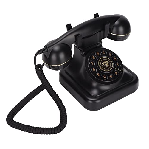 Leapiture Schnurgebundenes Telefon, Vintage, Festnetztelefon, Vintage, elegant, europäisch, Retro, Telefon für Schlafzimmer, Arbeitszimmer, Büro, Café, Shop, Bar, Dekor Leapiture Schnurgebundenes Telefon, Vintage, Festnetztelefon, Vintage, elegant, europäisch, Retro, Telefon für Schlafzimmer, Arbeitszimmer, Büro, Café, Shop, Bar, Dekor von Leapiture