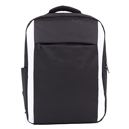 Leapiture Tragetasche, Spielkonsole, Multifunktions-Aufbewahrungsrucksack, Stoff, Schwarz Und Weiß, Stoßfeste Tragetasche, Tragbarer Reiserucksack Für PS5 Leapiture Tragetasche, Spielkonsole, Multifunktions-Aufbewahrungsrucksack, Stoff, Schwarz Und Weiß, Stoßfeste Tragetasche, Tragbarer Reiserucksack Für PS5 von Leapiture