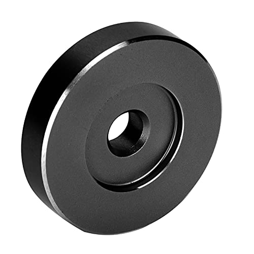 Schallplatten-Plattenspieler-Adapter, 45 U/min Vinyl-Adapter Großes Loch-Umwandlungsblatt Plattenteller-Klemmadapter aus Massivem Aluminium Für Die Meisten Platten Mit Großen Löchern(Schwarz) von Leapiture