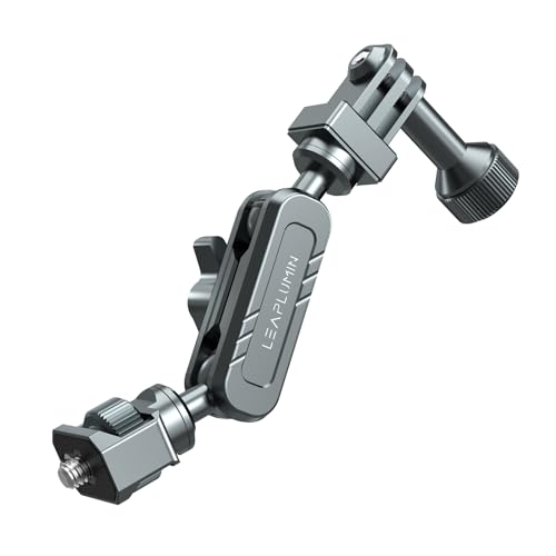 Leaplumin 360° Drehung Magischer Arm für GoPro-Kamera, Mini-Magischer Arm mit 1/4"-Schraube geeignet für Kamerasaugnapfhalterung, Aluminium-Magischer Arm kompatibel mit Telefon-/Kamera-Käfig Leaplumin 360° Drehung Magischer Arm für GoPro-Kamera, Mini-Magischer Arm mit 1/4"-Schraube geeignet für Kamerasaugnapfhalterung, Aluminium-Magischer Arm kompatibel mit Telefon-/Kamera-Käfig von Leaplumin