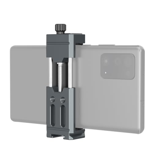 Leaplumin Handy Halterung für Stativ,Universal Handy Stativhalterung Metall mit Standard 1/4"-20 Schraubenkopf,Handyhalter Auf Stativ für iPhone 15 Pro/14 Pro Samsung Leaplumin Handy Halterung für Stativ,Universal Handy Stativhalterung Metall mit Standard 1/4"-20 Schraubenkopf,Handyhalter Auf Stativ für iPhone 15 Pro/14 Pro Samsung von Leaplumin