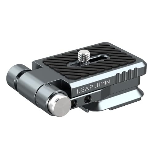 Leaplumin Faltbare DSLR-Kamera-L-Halterung, leichte Kamera-L-Halterung, vertikales horizontales Schaltstativ, Schnellwechselplatte, kompatibel mit Canon, Nikon, Sony, DJI, Osmo Ronin, Leaplumin Faltbare DSLR-Kamera-L-Halterung, leichte Kamera-L-Halterung, vertikales horizontales Schaltstativ, Schnellwechselplatte, kompatibel mit Canon, Nikon, Sony, DJI, Osmo Ronin, von Leaplumin