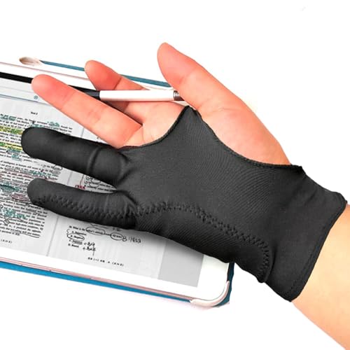 Für Zeichentablett – Künstlerhandschuhe für Zeichentablett, Zeichnung, Tablet, zwei Finger, glatte Elastizität, für Eingabestift, Bleistift, Skizzen, Malerei, rechte Hand oder Hand Für Zeichentablett – Künstlerhandschuhe für Zeichentablett, Zeichnung, Tablet, zwei Finger, glatte Elastizität, für Eingabestift, Bleistift, Skizzen, Malerei, rechte Hand oder Hand von LearnLyrics
